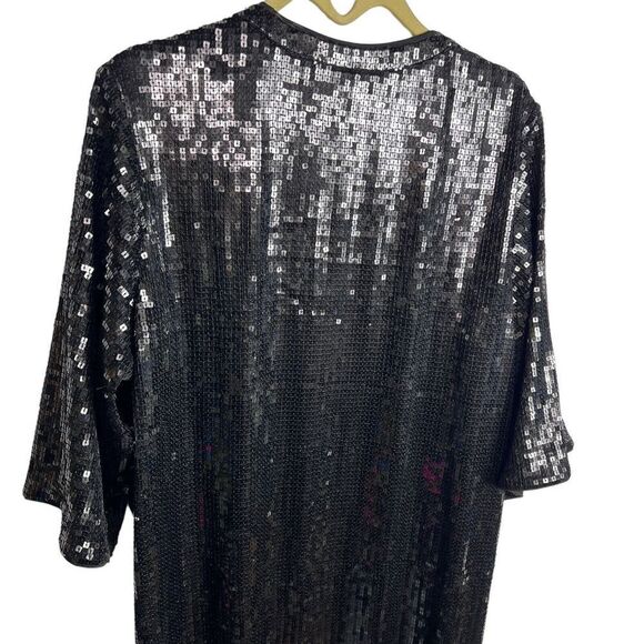 Good American Women’s XS/S Full Length Sequin Duster/Robe/Cardigan/Jacket‎ 00/0 - Picture 8 of 10